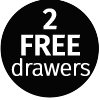 2 FREE Drawers 
